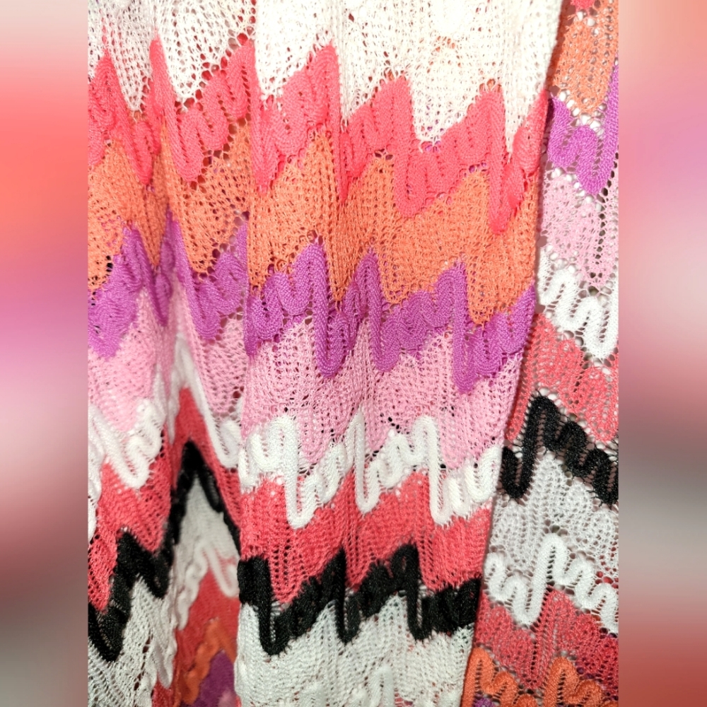 Alfred Dunner Multicolored Lightweight Open Front… - image 3